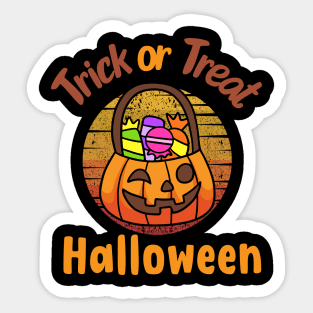 Trick or treat Halloween Sticker